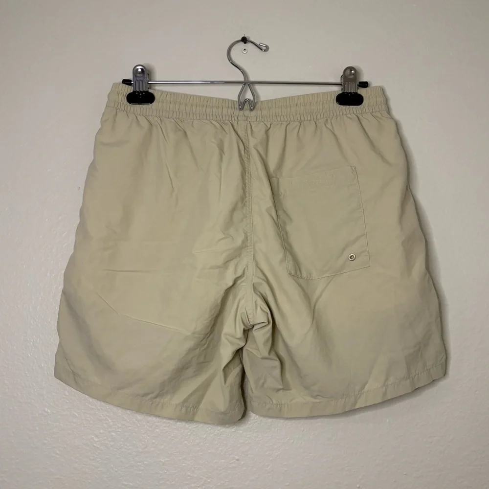 Empyre Men Beige Graffiti Floater Natural Board Shorts